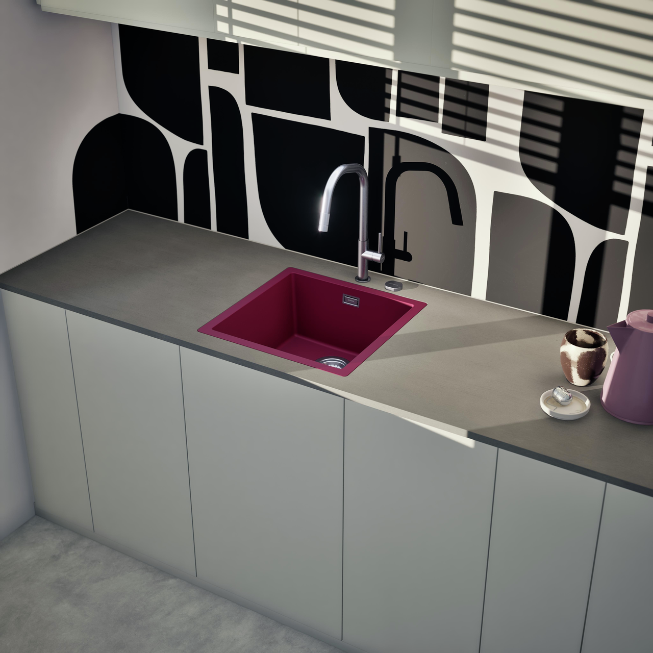 Dřez FORMHAUS D-100LS NERO